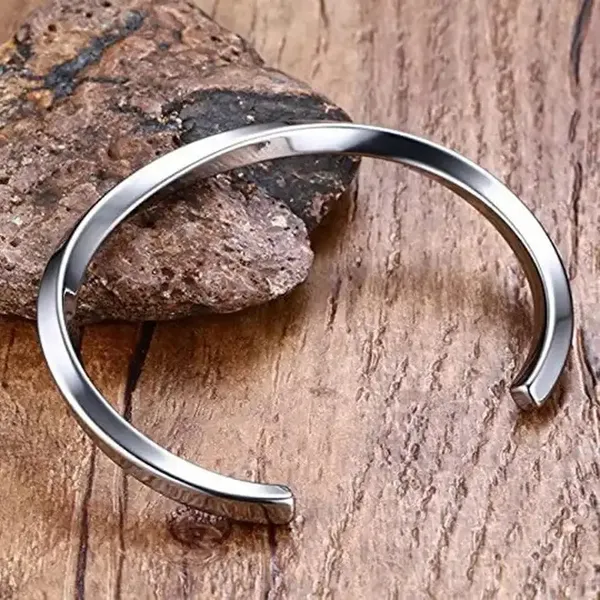Silver_Bracelet_For_Men_Men_Cuff_Adjustable_Accessories_|_Waterproof,_Anti-Tarnish_Bracelet,_Rust-Free,_Skin_Friendly