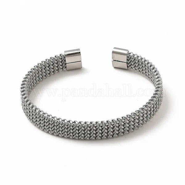 Silver_Kada_For_Men_Bracelet_,_Stainless_Steel_Cuff_Kada_Adjustable-_Waterproof,_Anti-Tarnish_Bracelet,_Rust-Free,_Skin_Friendly