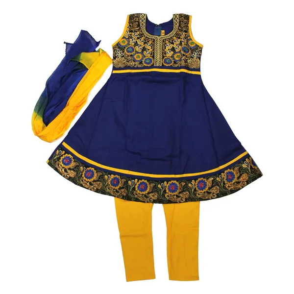 Blue_Cotton_Salwar_Suit_Set_For_Girl