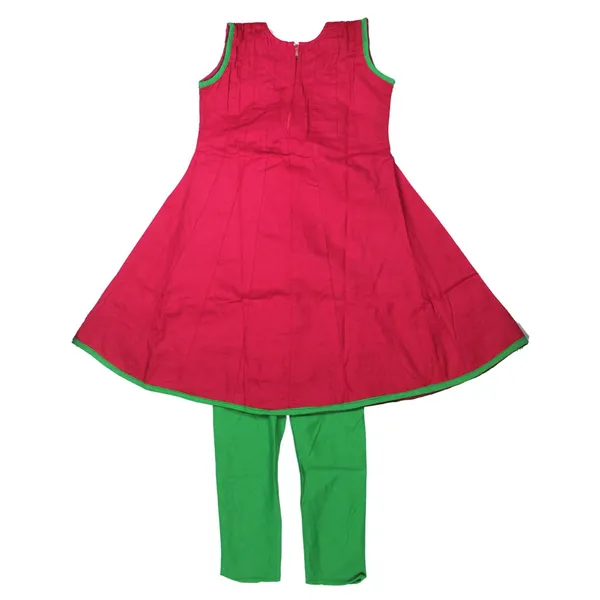 Pink_Cotton_Salwar_Suit_Set_For_Girl