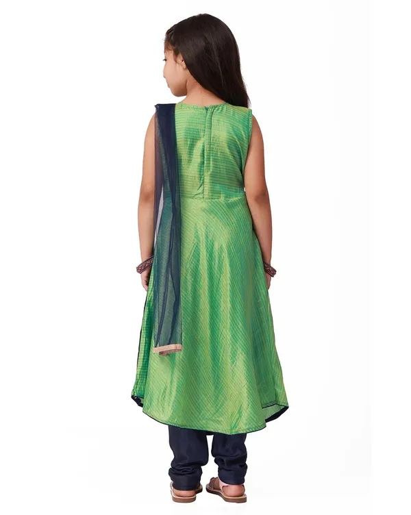 Green_Ethnic_Churidar_Salwar_Suit_for_Kids