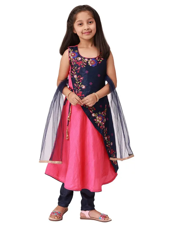 Pink_Ethnic_Churidar_Salwar_Suit_for_Kids