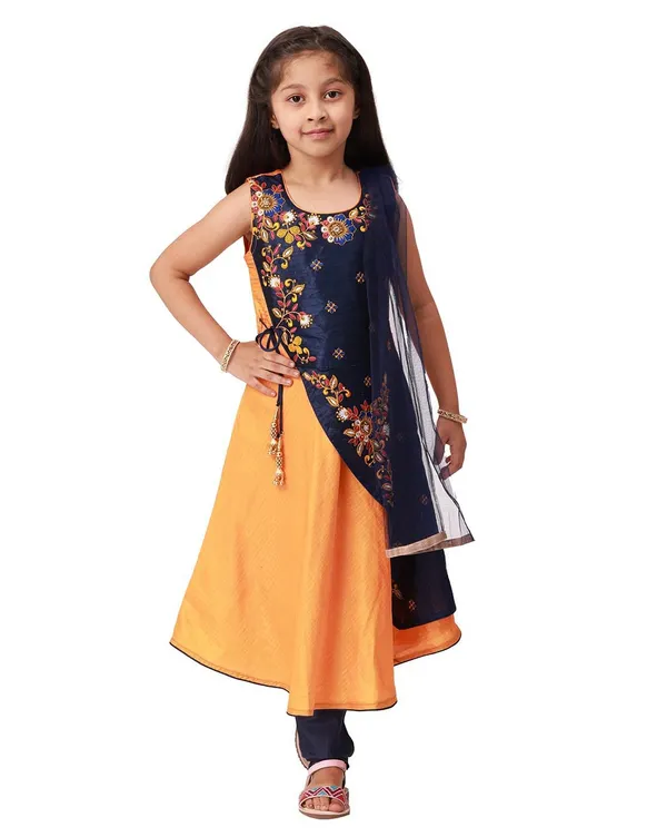 Yellow_Ethnic_Churidar_Salwar_Suit_for_Kids