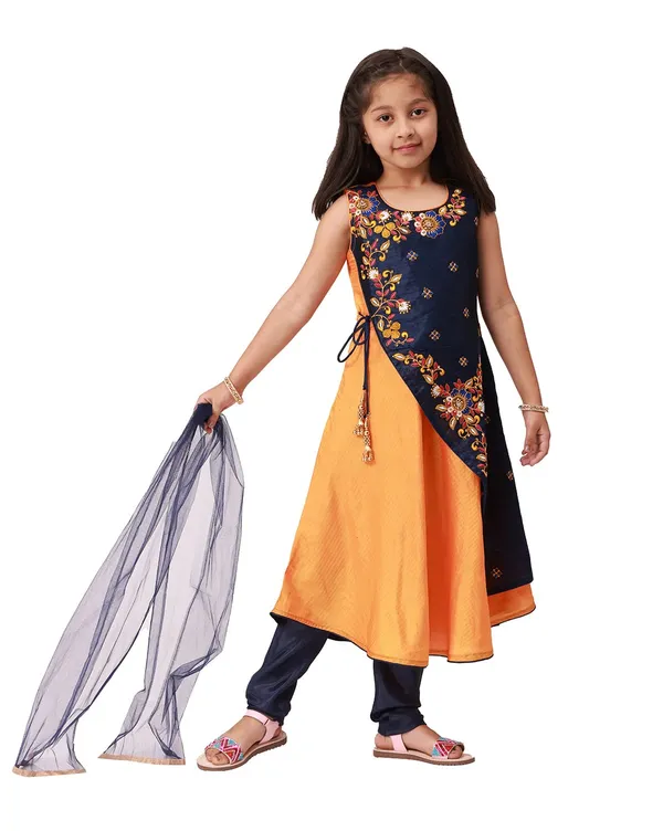 Yellow_Ethnic_Churidar_Salwar_Suit_for_Kids