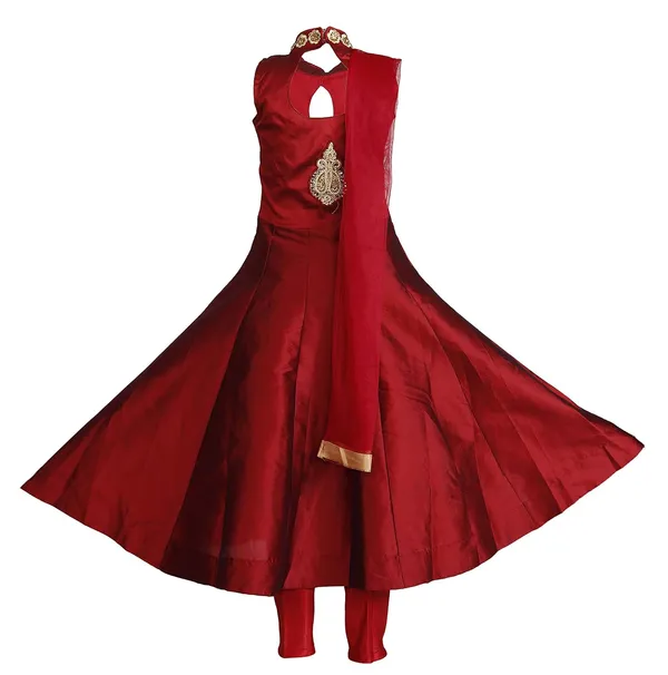 Red_Embroidery_Salwar_Suit_for_Girl
