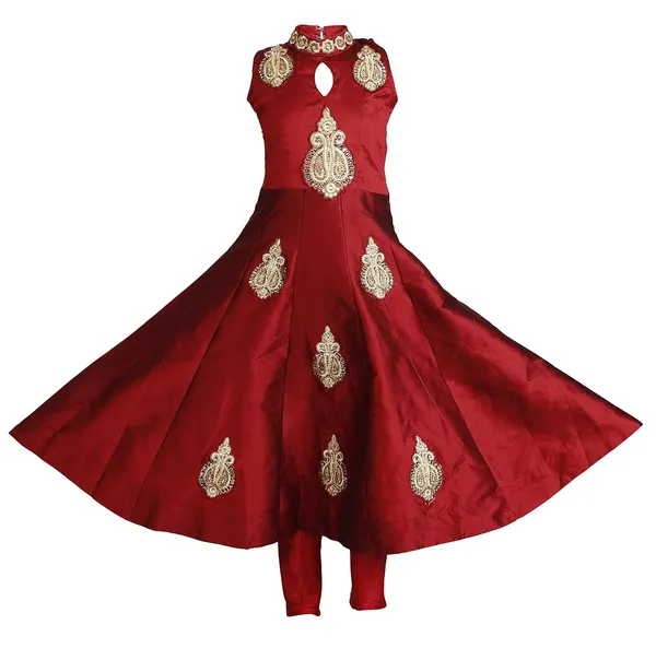 Red_Embroidery_Salwar_Suit_for_Girl