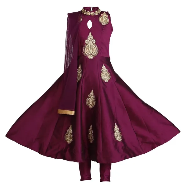 Maroon_Embroidery_Salwar_Suit_for_Girl