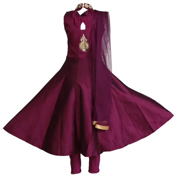 Maroon_Embroidery_Salwar_Suit_for_Girl