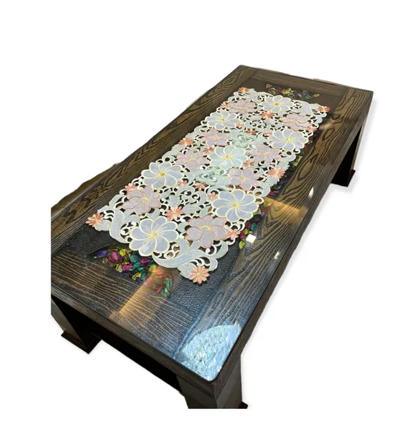 Brown_Tissue_Embroidery_Design_Centre_Table_Runner_[15x33_Inches]