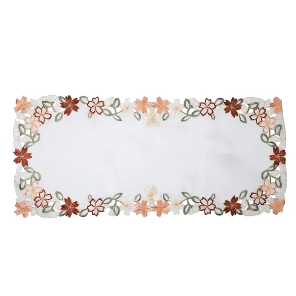 Maroon_Tissue_Embroidery_Design_Centre_Table_Runner_[16x36_Inches]