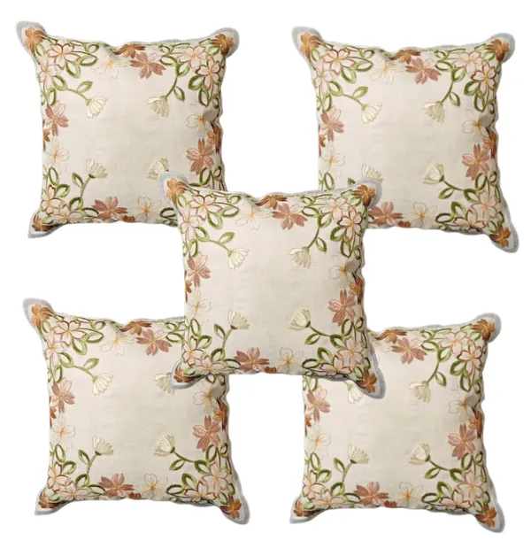 Set_Of_2_Brown_Tissue_Cutwork_Cushion_Cover_[16x16_Inches]