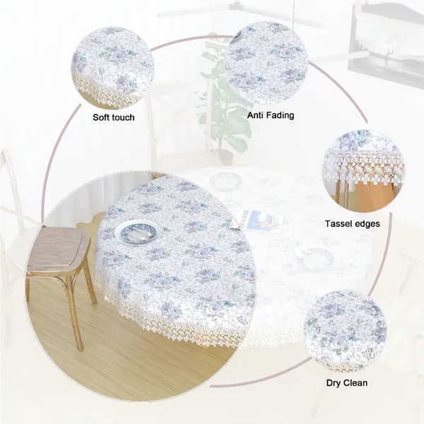 Lace_Jute_Cotton-Small_Flower_Blue_Design_Round_Table_Cover