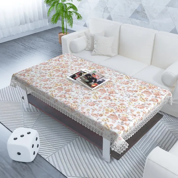 Peach_Jute_Cotton_Big_Flower_Design_Table_Cover_[40_X_60_Inches]