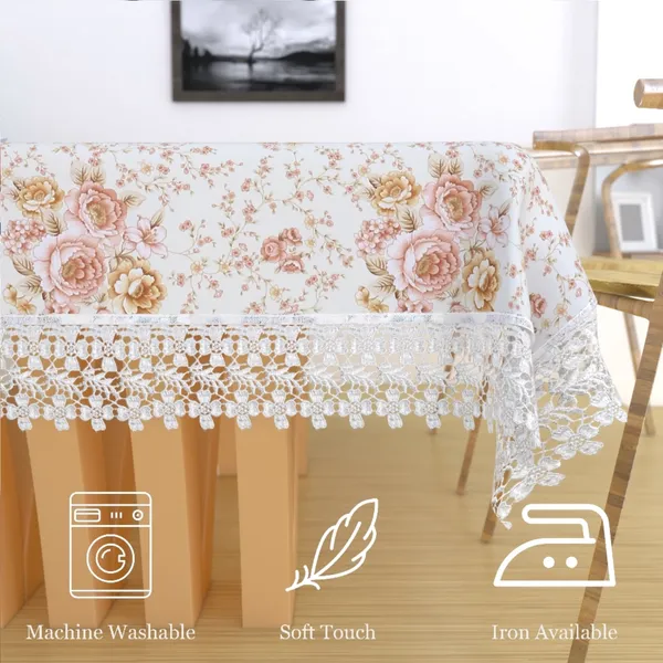 Peach_Jute_Cotton_Small_Flower_Design_Table_Cover