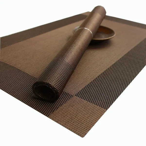 Pack_of_4_Brown_Pvc_Heat_Resistant_Dining_Table_Placemats-_[12x18_Inches]