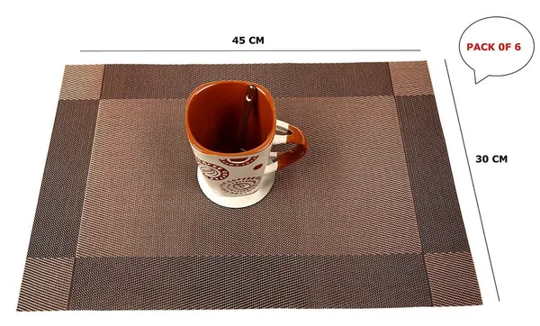 Pack_of_4_Brown_Pvc_Heat_Resistant_Dining_Table_Placemats-_[12x18_Inches]