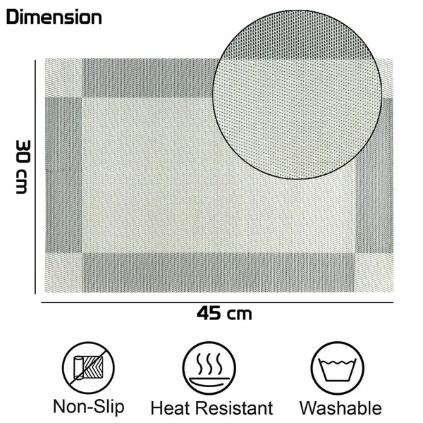 Pack_of_6_Silver_Pvc_Heat_Resistant_Dining_Table_Placemats-_[12x18_Inches]