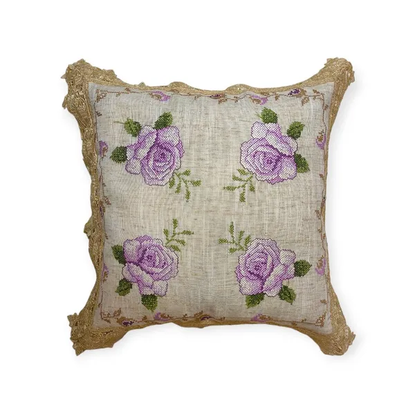 Set_Of_5_Purple_Cross_Stitch_Design_Cushion_Cover_[16x16_Inches]