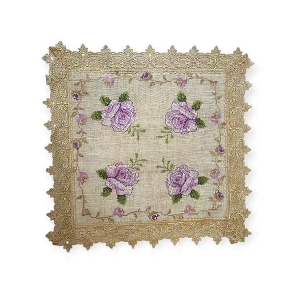 Set_Of_5_Purple_Cross_Stitch_Design_Cushion_Cover_[16x16_Inches]
