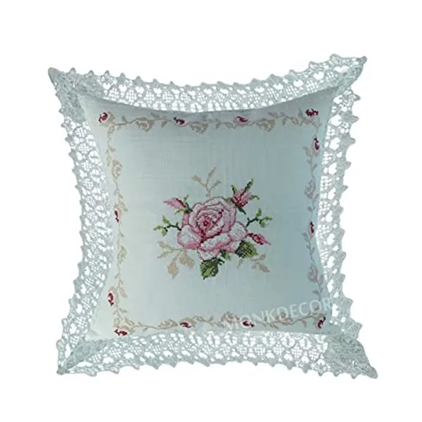 Set_Of_5_White_Cross_Stitch_Design_Cushion_Cover_[16x16_Inches]