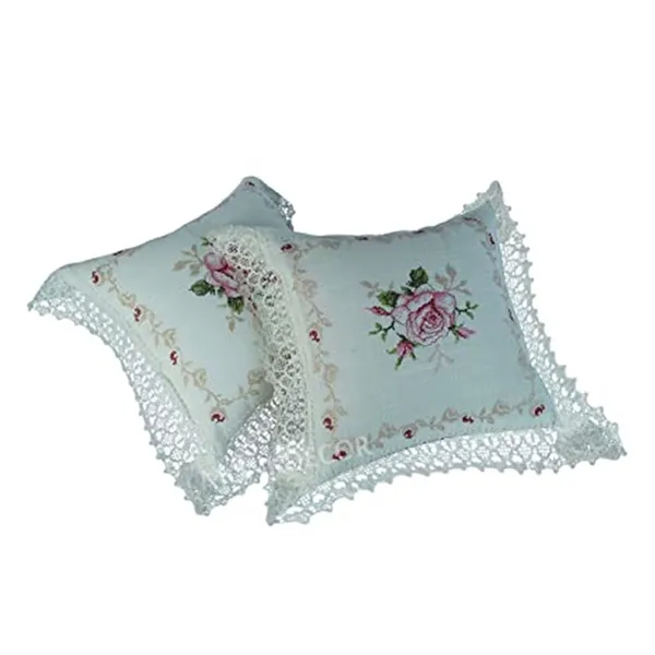 Set_Of_5_White_Cross_Stitch_Design_Cushion_Cover_[16x16_Inches]