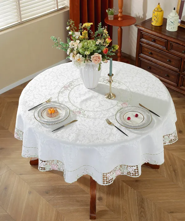 Pink_Satin_Cutwork_Wht_Design_Table_Cover_Round
