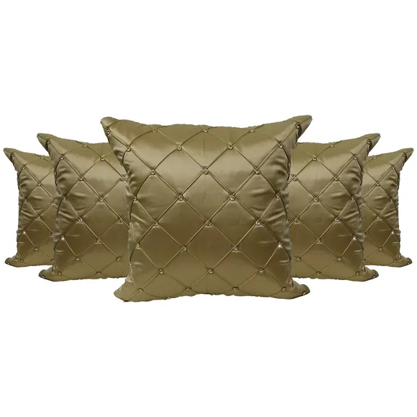 Set_Of_2_Gold_Satin_Diamond_Design_Cushion_Cover_[24x24_Inches]