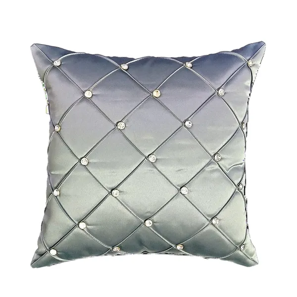 Set_Of_2_Grey_Satin_Diamond_Design_Cushion_Cover_[24x24_Inches]