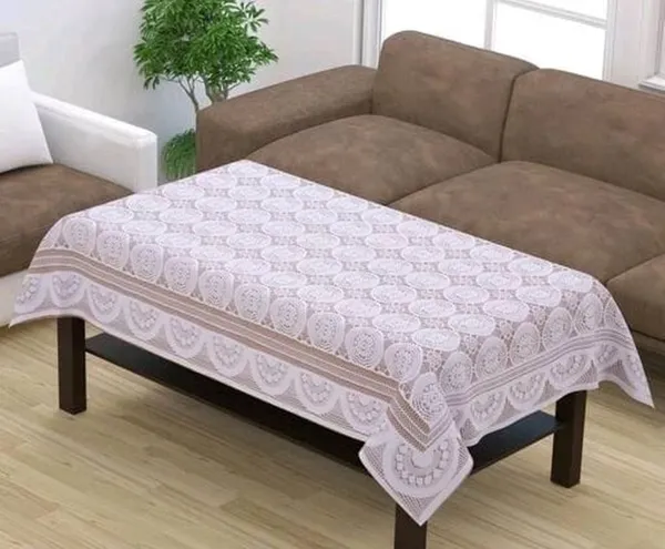 Cream_Net_Flower_Design_2_Seater_Table_Cover_Cloth_-_Centre_Table_Cover_for_Kitchen_Dining_Room_Restaurant_Party_[40_X_60_Inches]