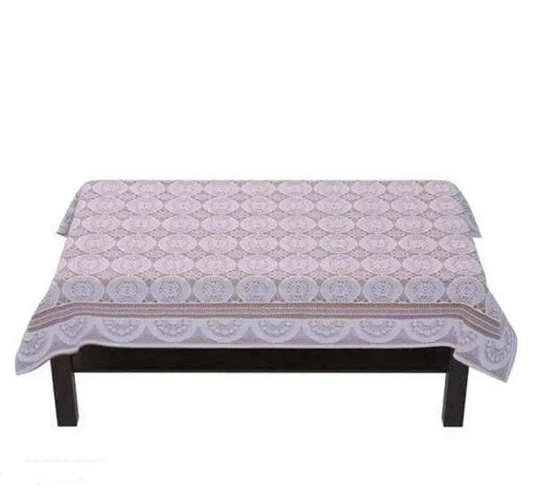 Cream_Net_Flower_Design_2_Seater_Table_Cover_Cloth_-_Centre_Table_Cover_for_Kitchen_Dining_Room_Restaurant_Party_[40_X_60_Inches]