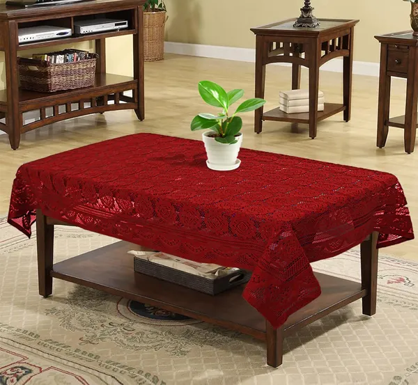 Maroon_Net_Cotton_Gola_Croshia_Design_Table_Cover_[40_X_60_Inches]