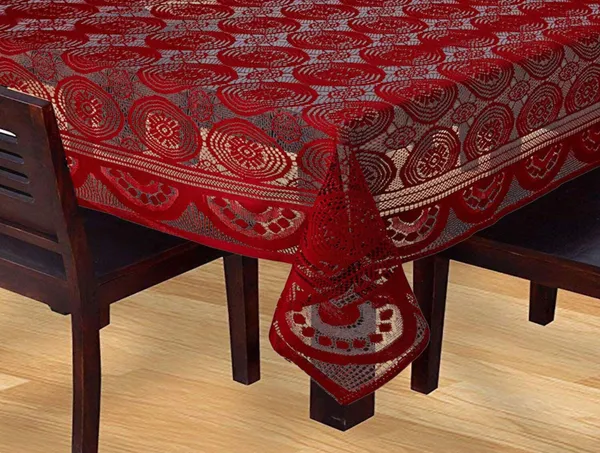 Maroon_Net_Cotton_Gola_Croshia_Design_Table_Cover_[40_X_60_Inches]