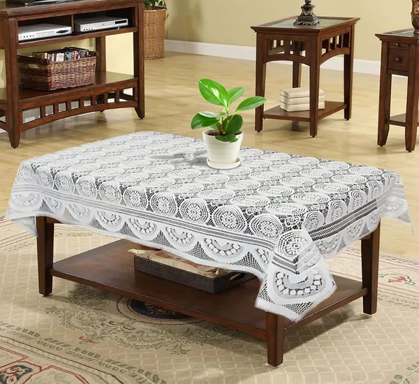 White_Net_Cotton_Gola_Croshia_Design_Table_Cover_[40_X_60_Inches]