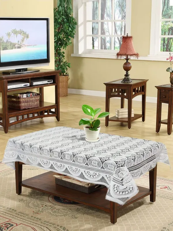 White_Net_Cotton_Gola_Croshia_Design_Table_Cover_[40_X_60_Inches]