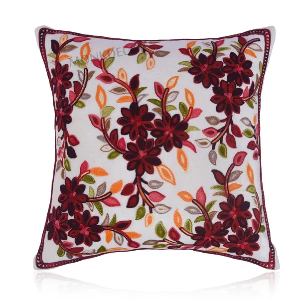 Set_Of_5_White_velvet_Kashmiri_Kadhai_Design_Cushion_Cover_[16x16_Inches]