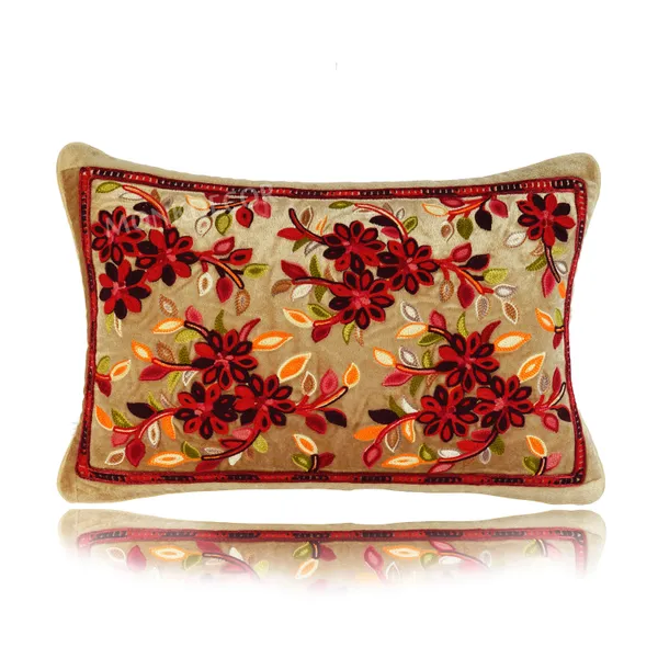 Set_Of_2_Gold_velvet_Kashmiri_Kadhai_Design_Cushion_Cover_[12x18_Inches]