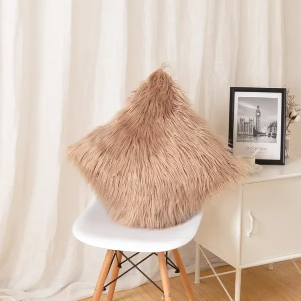 Beige_velvet_Long_Fur_Design_Cushion_Cover_1_Piece_[24x24_Inches]