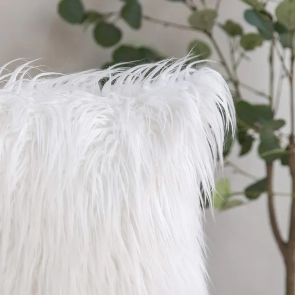 White_velvet_Long_Fur_Design_Cushion_Cover_1_Piece_[24x24_Inches]