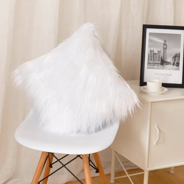 White_velvet_Long_Fur_Design_Cushion_Cover_1_Piece_[24x24_Inches]