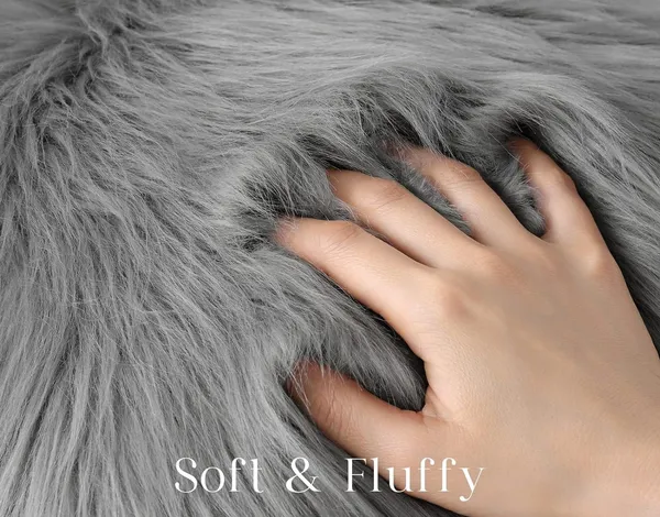 Set_Of_2_Grey_velvet_Long_Fur_Design_Cushion_Cover_[12x18_Inches]
