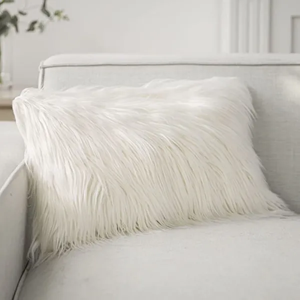 Set_Of_2_Cream_velvet_Long_Fur_Design_Cushion_Cover_[12x18_Inches]