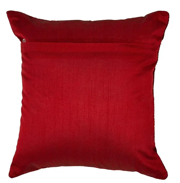 Set_Of_5_Maroon_velvet_Mandala_Design_Cushion_Cover_[16x16_Inches]