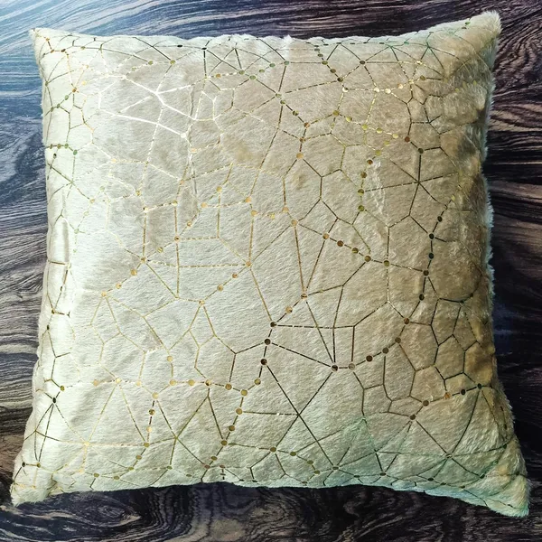 Set_Of_5_Cream_velvet_New_Dot_Line_Design_Cushion_Cover_[16x16_Inches]
