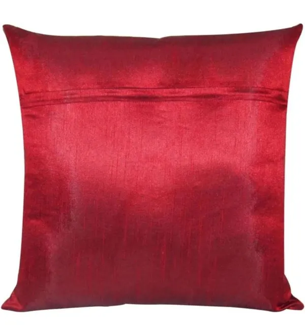 Set_Of_5_Maroon_velvet_New_Dot_Line_Design_Cushion_Cover_[16x16_Inches]