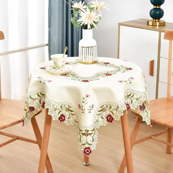 Cream_Satin_Embroidery_Design_4_Seater_Table_Cover_Round_[60_Inches_Round]