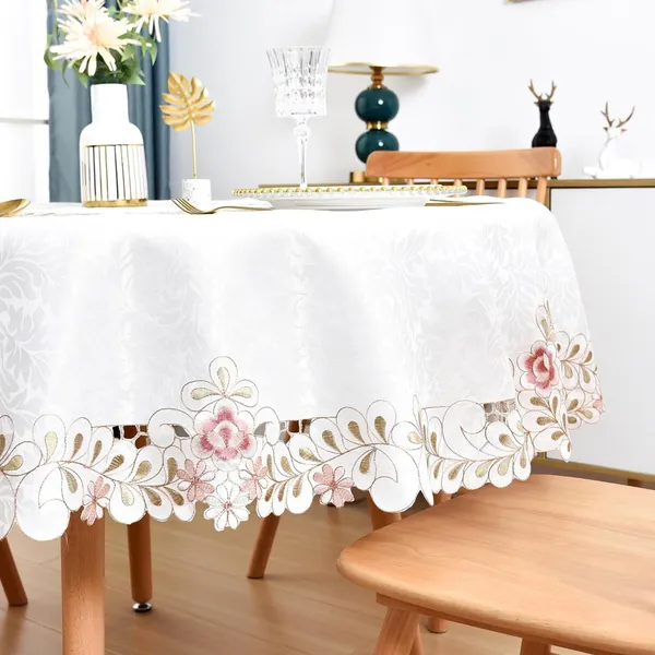 Cream_Satin_Embroidery_Design_6_Seater_Table_Cover_Round_[72_Inches_Round]