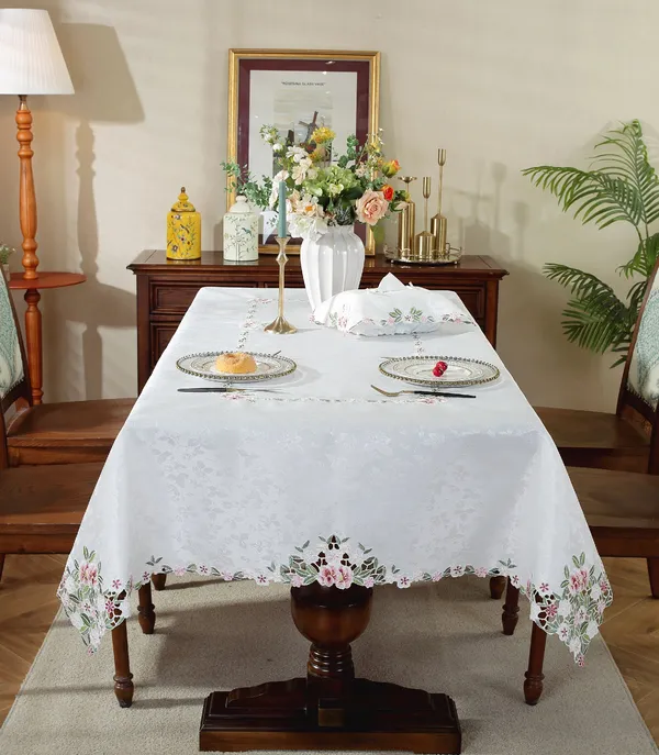 Dark_Pink_Satin_Leaf_Wht_Design_Table_Cover_[60_X_90_Inches]