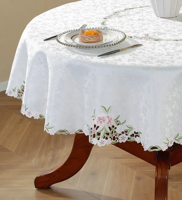 Pink_Satin_Leaf_Wht_Design_Table_Cover_Round