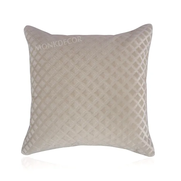 Set_Of_5_Off_White_velvet_Self_Check_Design_Cushion_Cover_[16x16_Inches]