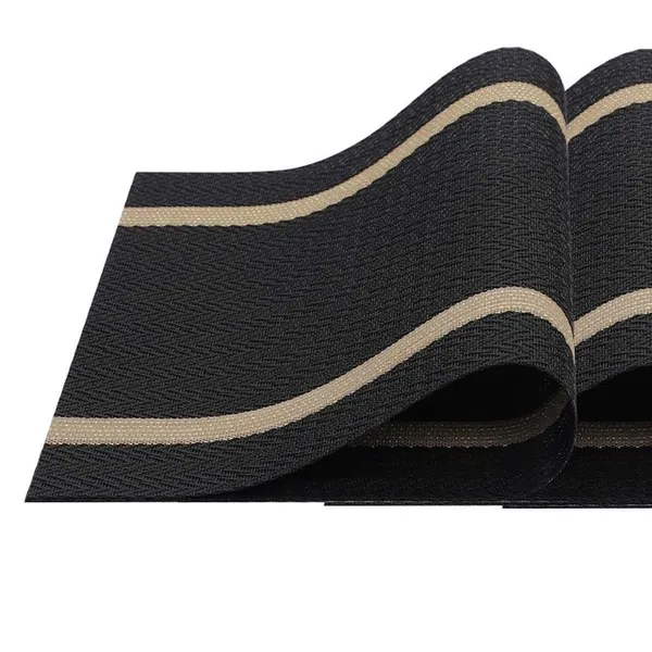Pack_of_4_Black_Pvc_Check_Box_Basket_Heat_Resistant_Dining_Table_Placemats-_[12x18_Inches]